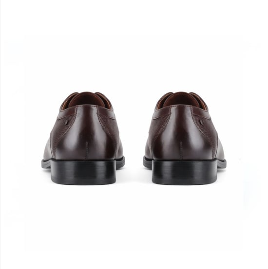 Base London Dome Heren Derby Schoenen Bruin - Image 3