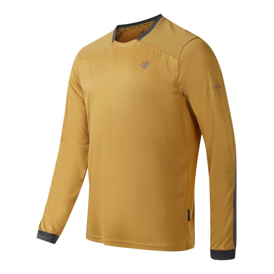 Dare 2B Heren Trackstand Ace T-shirt met lange mouwen (Hout Bruin) - Image 3
