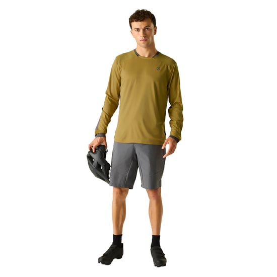 Dare 2B Heren Trackstand Ace T-shirt met lange mouwen (Hout Bruin) - Image 5