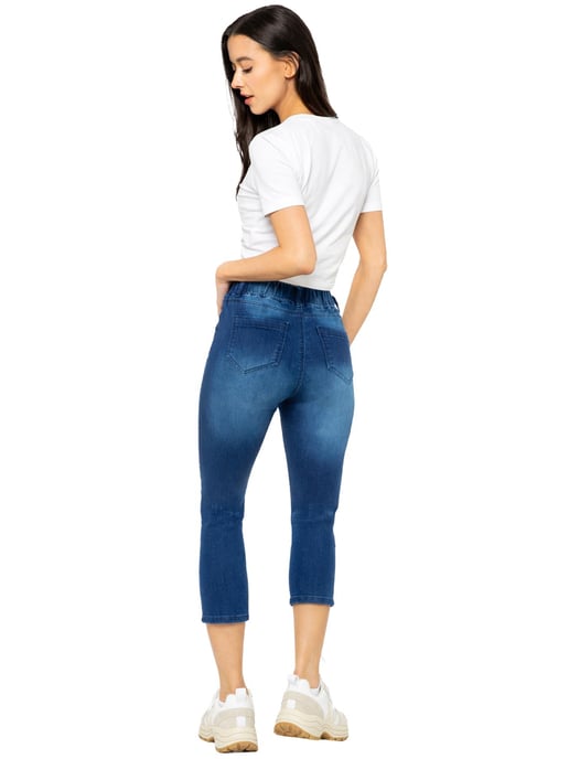 Enzo | Dames Gecropte Jeans - Image 3