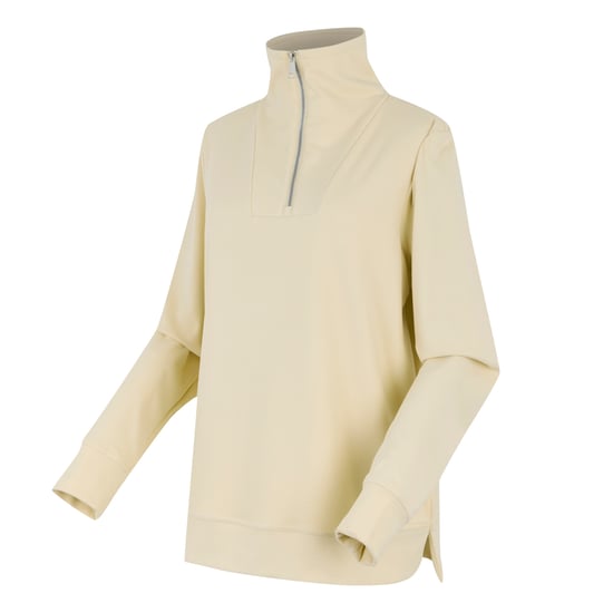 Regatta Dames/Dames Demmi Quarter Zip Fleece Top (Lichte vanille) - Image 3