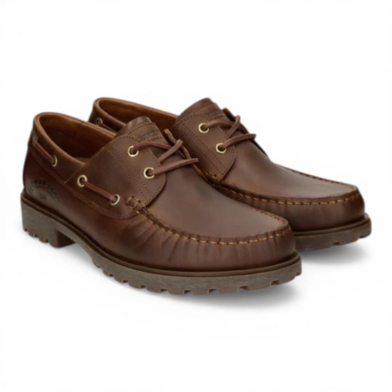 Panama Jack Heren Waterdichte Bark Bruine Leren Veteraarsjes - Boot C5 - Image 3