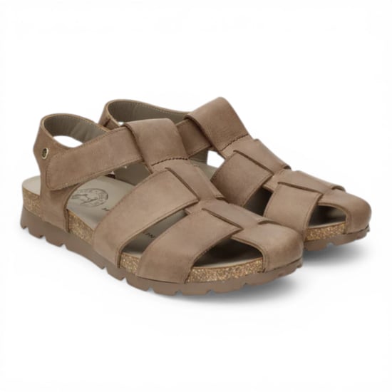 Panama Jack Herren Waterdichte Taupe Leren Sandals - Stanley C8 - Image 3