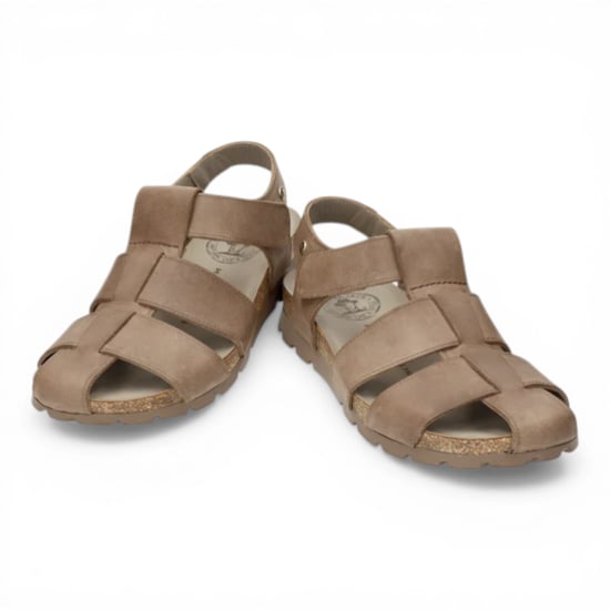 Panama Jack Herren Waterdichte Taupe Leren Sandals - Stanley C8 - Image 5