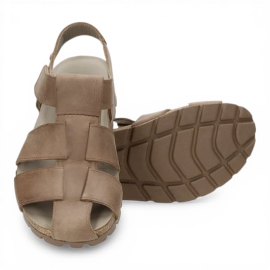 Panama Jack Herren Waterdichte Taupe Leren Sandals - Stanley C8 - Image 6