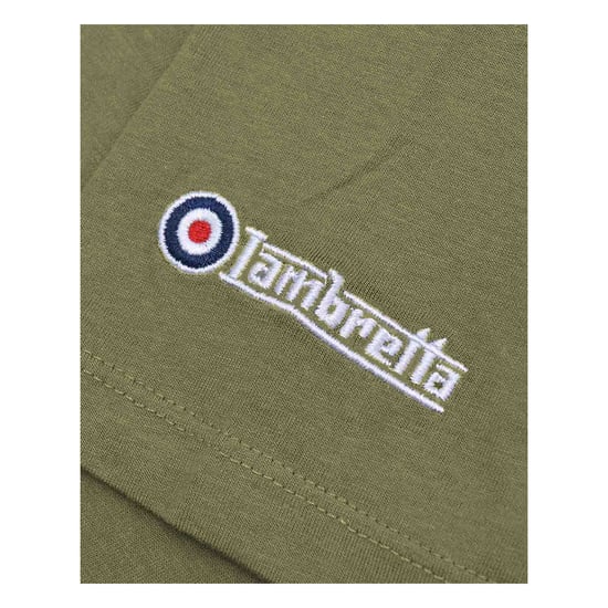 Lambretta Heren Northern Soul T-Shirt (Kaki Groen) - Image 3