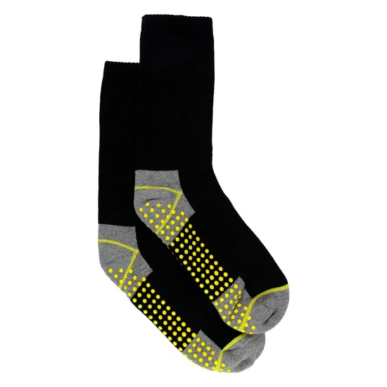 24 Paar Mannen Antislip Grip Werk Sokken | Ademend Duurzaam Boot Sokken met Grip - Image 4
