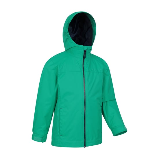 Mountain Warehouse Torrent waterdichte jas voor kinderen (Groen) - Image 4