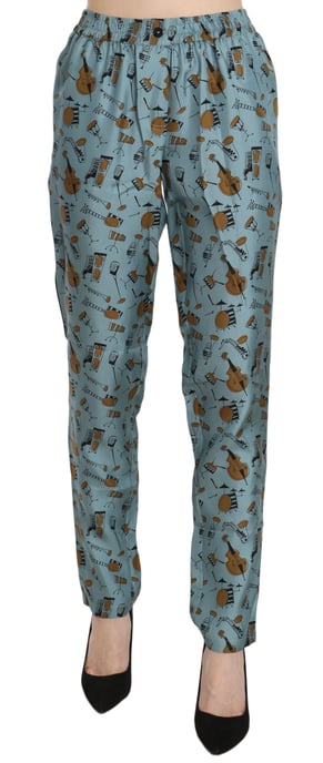 Dolce Gabbana Muziekinstrumentenprint Broek - Image 1