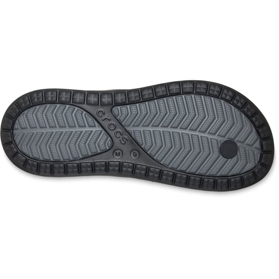 Crocs Coast Flip Polyurethaan Heren Zwart/Leisteengrijs Slippers - Image 4