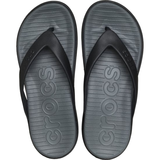 Crocs Coast Flip Polyurethaan Heren Zwart/Leisteengrijs Slippers - Image 5