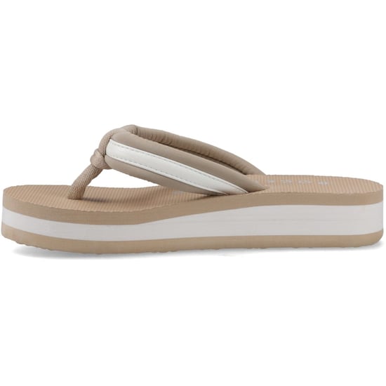Rocket Dog Monica Nylon PU Textiele Dames Tan/Off White Flip-Flops - Image 4