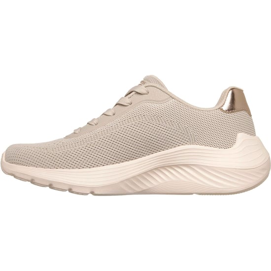 Skechers Bobs Squad Waves Huidige Look Textiel Dames Off White Sneakers - Image 4