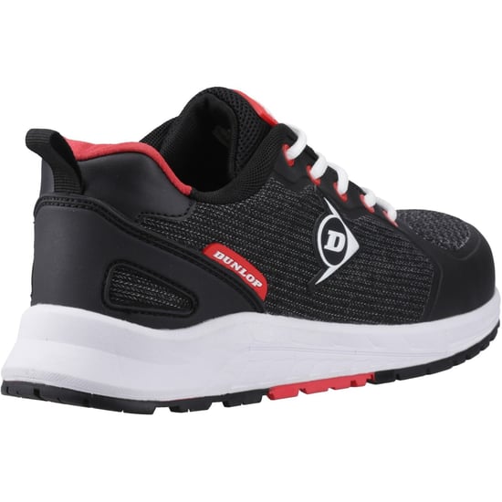 Dunlop T-Max Textiel Heren Zwart/Rood Veilige Sneakers - Image 2