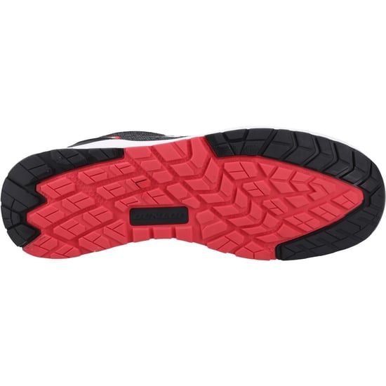 Dunlop T-Max Textiel Heren Zwart/Rood Veilige Sneakers - Image 3