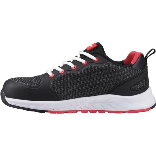 Dunlop T-Max Textiel Heren Zwart/Rood Veilige Sneakers - Image 4