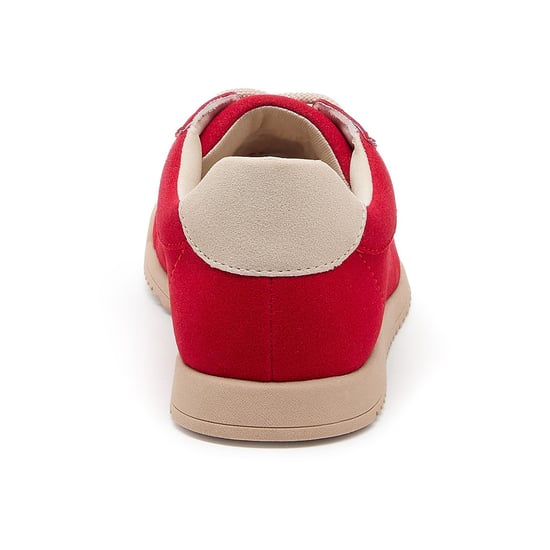 Rocket Dog Bertie Pella Textiel Dames Rode Sneakers - Image 2
