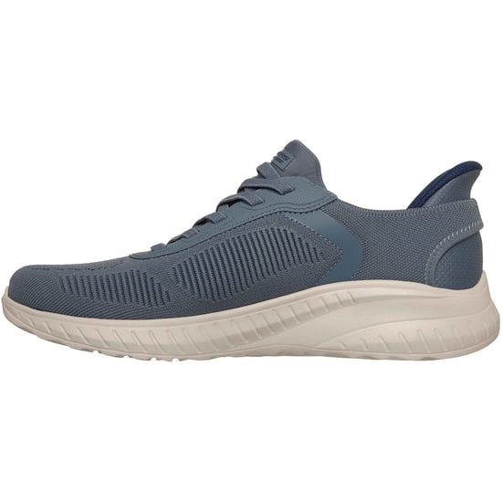 Skechers BOBS Sport Squad Chaos Solid Step Textiel Heren Slate Sneakers - Image 4