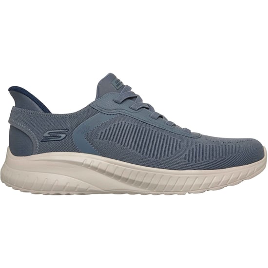 Skechers BOBS Sport Squad Chaos Solid Step Textiel Heren Slate Sneakers - Image 5