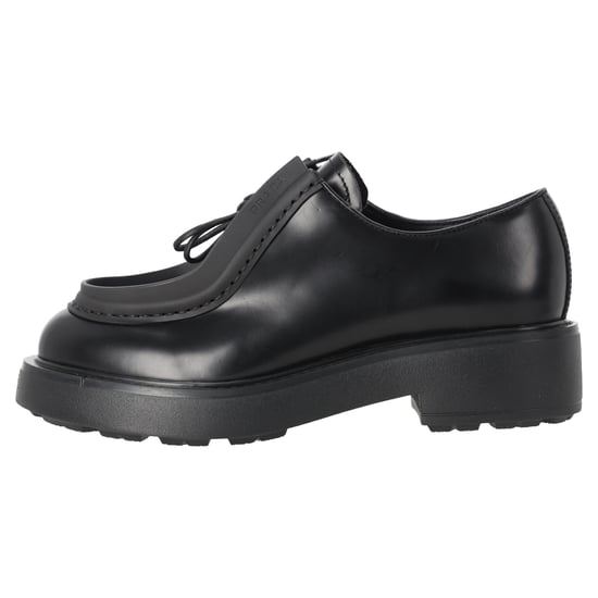 Prada Diapason Geborstelde Loafers in Zwart Leer - Image 2
