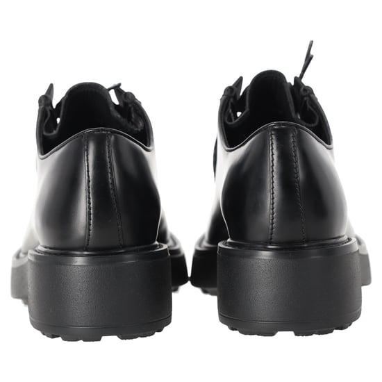 Prada Diapason Geborstelde Loafers in Zwart Leer - Image 3