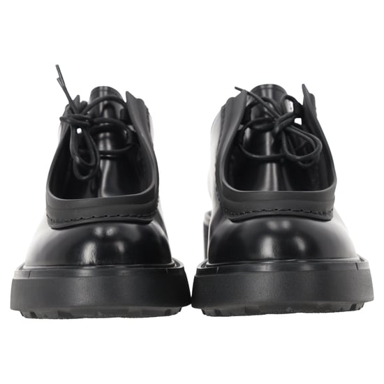 Prada Diapason Geborstelde Loafers in Zwart Leer - Image 4