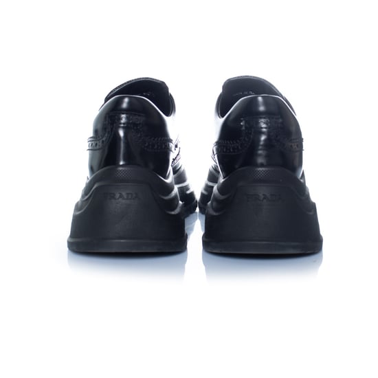 Prada, chunky broque sneakers in zwart - Image 3