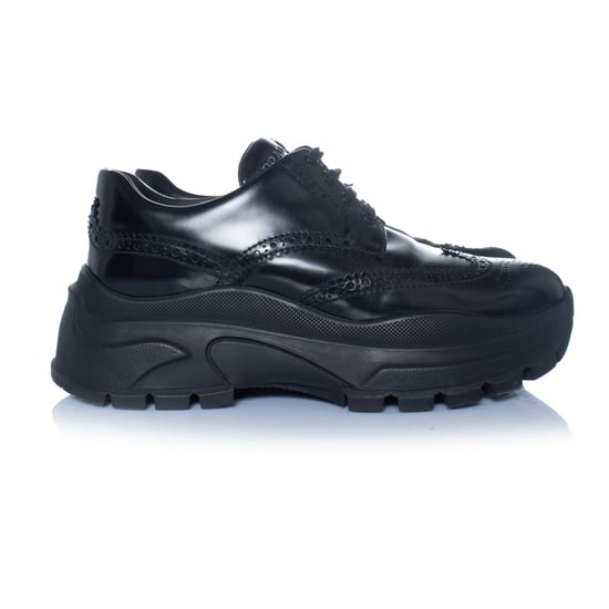 Prada, chunky broque sneakers in zwart - Image 4