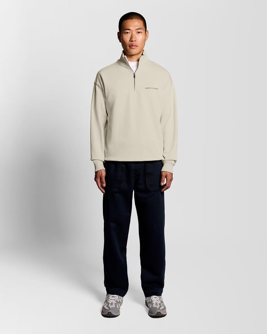 Zware Script 1/4 Zip Sweatshirt - Image 2