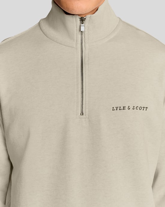 Zware Script 1/4 Zip Sweatshirt - Image 3