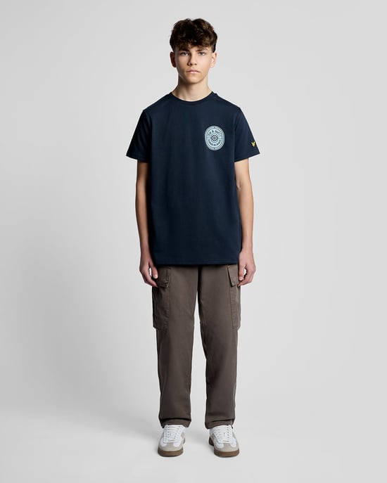 Grafische Badge Katoenen T-shirt - Image 2