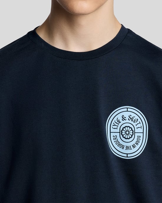 Grafische Badge Katoenen T-shirt - Image 3