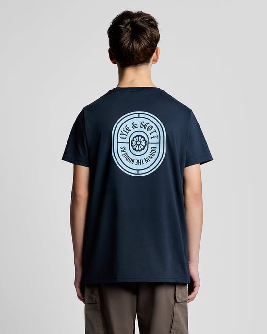Grafische Badge Katoenen T-shirt - Image 4