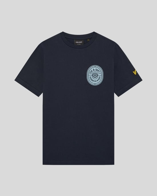 Grafische Badge Katoenen T-shirt - Image 6