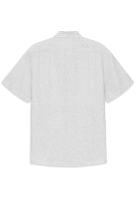 Bugatti Herren Korte mouwen shirt Modern Fit van linnen met button-down kraag - Image 4