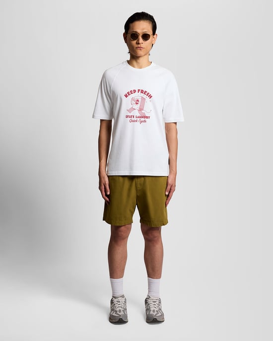 T-shirt met borstprint - Image 2