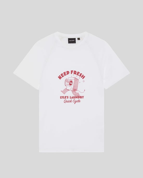 T-shirt met borstprint - Image 5