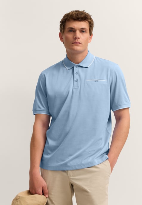 Bugatti Herren Polo shirt Modern Fit met borstzak - Image 1
