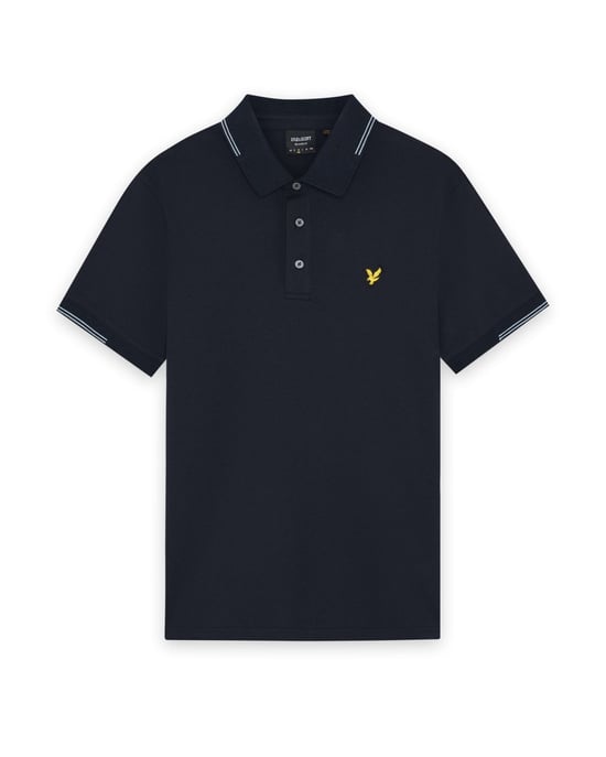 Fijn Katoenen Tipped Polo Shirt - Image 5