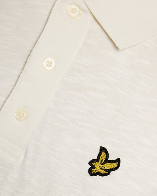 Fijn Katoenen Slub Polo Shirt - Image 6