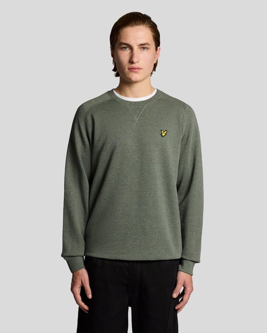 Katoenen Marl Raglan Sweatshirt - Image 1
