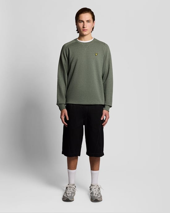 Katoenen Marl Raglan Sweatshirt - Image 2