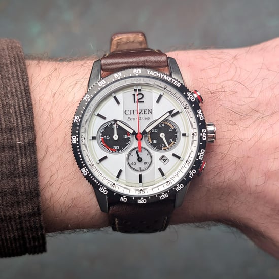 Citizen  Heren Horloge Bruin CA4714-04A - Image 5