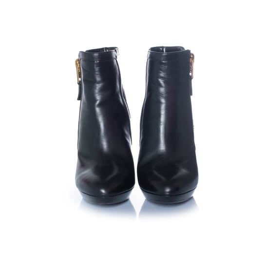 Tom Ford, zwarte leren platform enkellaarsjes - Image 5