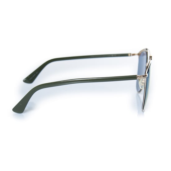 Dior, reflecterende pilotenbril in goud - Image 5