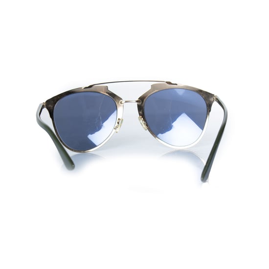 Dior, reflecterende pilotenbril in goud - Image 6