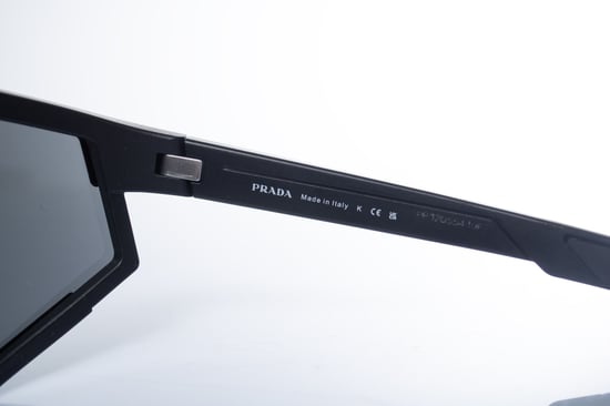 Prada, zwarte schild zonnebril - Image 6