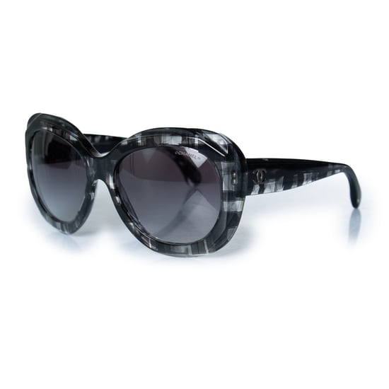 Chanel, Grijze oversized zonnebril - Image 2