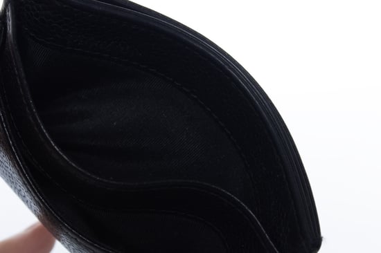 Chanel, zwarte gepolijste leren kaart houder - Image 4
