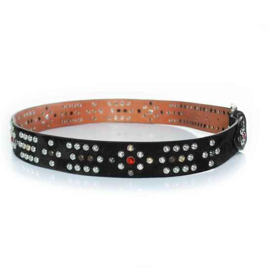 Isabel Marant, Zwarte suède riem met multikleurrige studs - Image 5